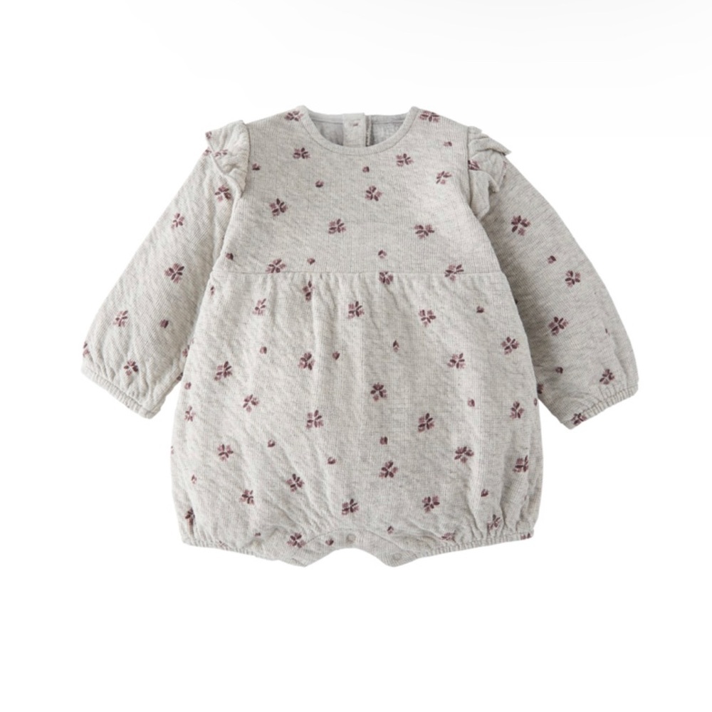 Baby Floral Bubble Romper